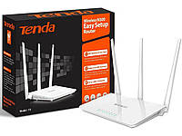 ✅ Wi-Fi роутер TENDA F3 (300 Мбіт/с, до 200 м2) | вай-фай маршрутизатор провідний (Гарантія 12 міс)