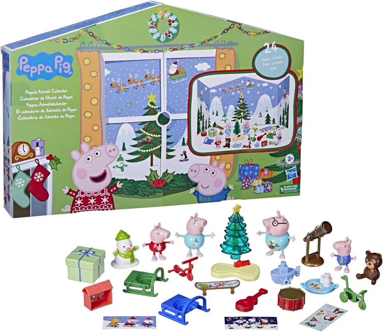 Свинка Пеппа Адвент календарь Peppa Pig Peppa s Kids Advent Calendar - фото 1 - id-p2106421369