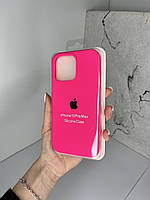 Силіконовий чохол з мікрофіброю та покриттям SoftTouch для Iphone 15 Pro Max рожевий ( Full № 44 )