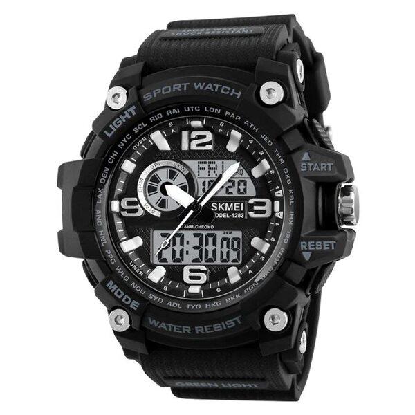 Годинник чоловічий тактичні Skmei Disel Black, фото 1