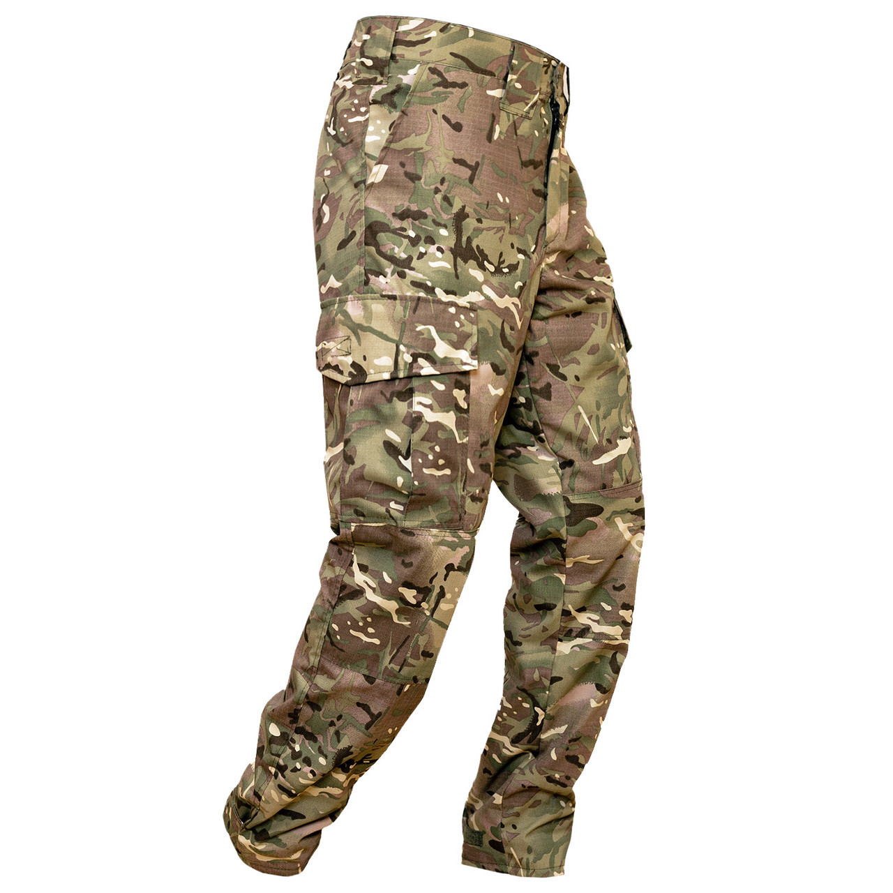 Штани зимові 4 кармана (мультикам) на флісі з резинкою ЗСУ, фото 1