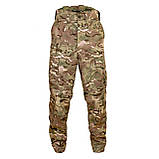 Штани зимові 4 кармана (мультикам) на флісі з резинкою ЗСУ, фото 2