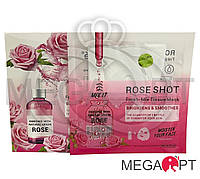 Тканевая маска для лица Rose Shot Fresh-Mix Tissue Mask с экстрактом дамасской розы 30 ml