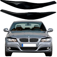 Реснички на фары BMW 3 (E90) седан 2005-2011 AV-Tuning