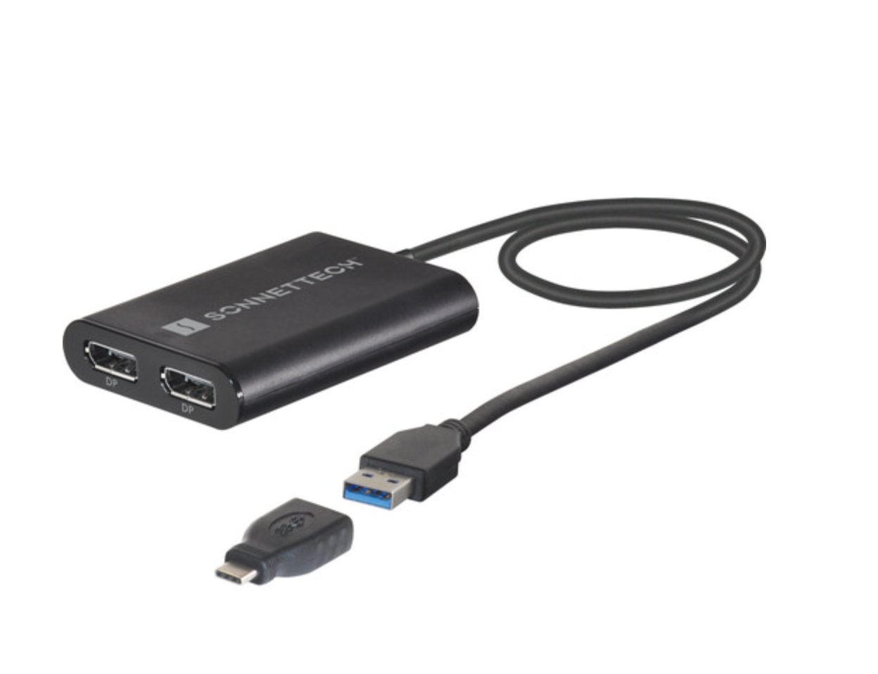 Подвійний адаптер DisplayLink DisplayPort для Mac M1 і M2  USB3-DDP4K