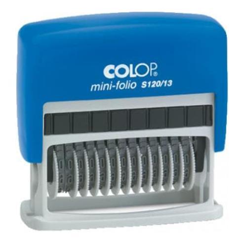 Міні-нумератор 13-ти значний напів-автоматичний 4 мм, Colop S120