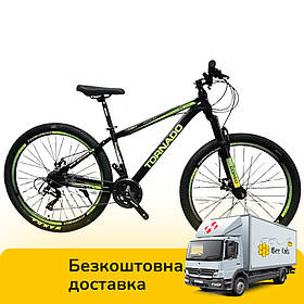 Велосипед Спортивний CORSO 27,5" дюймів рама сталева 15.5'' перемикачі Shimano, 21 швидкість, зібраний на 75%