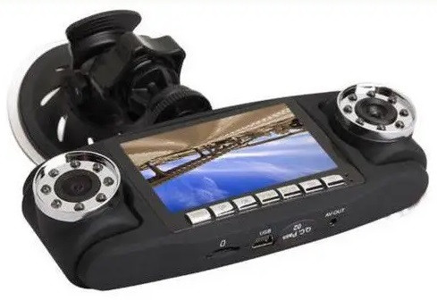 Відеореєстратор DVR V60 2 камери + GPS
