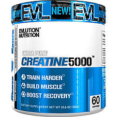 Креатин моногідрат Evlution Nutrition Creatine 5000 300g (Pure)