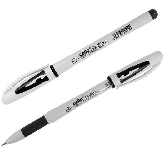 Ручка гелева Cello CL-801A чорна, фото 1