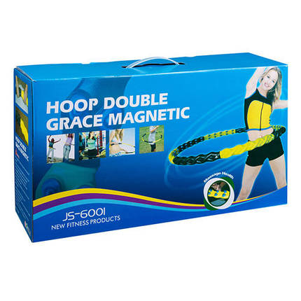 Обруч масажний розбірний Хула Хуп Hula Hoop 6001 8 секцій, фото 4