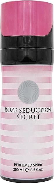 Дезодорант Fragrance World Rose Seduction Secret для жінок — deo spray 200 ml, фото 1