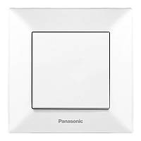 Вимикач Panasonic Arkedia Slim одноклавішний, білий p
