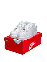 Мужские кроссовки Nike Air Force 1 All White Fur 44 (на меху)