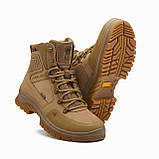 Берці демісезонні тактичні черевики PAV 505 Harlan койот шкіряні з мембраною Winterfrost 43, фото 5