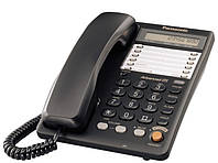 Телефон Panasonic KX-TS2365UAB дротовий 1.2м Чорний