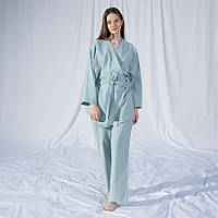 Домашній одяг Penelope - Serli uzun kollu kimono mint ментоловий S-M