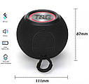 Бездротова потужна колонка TG-337 з Bluetooth, RGB-підсвіткою та радіо Чорний ( код: TG-337B ), фото 3