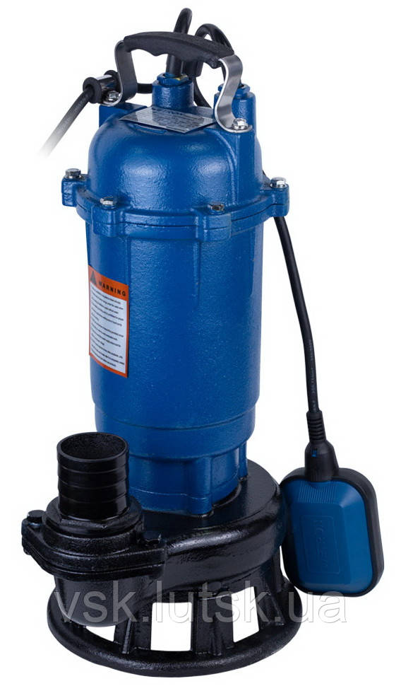 Насос фекальний AQUATICA 1.1кВт Hmax 14м Qmax 340л/хв з НОЖЕМ (773392 ...
