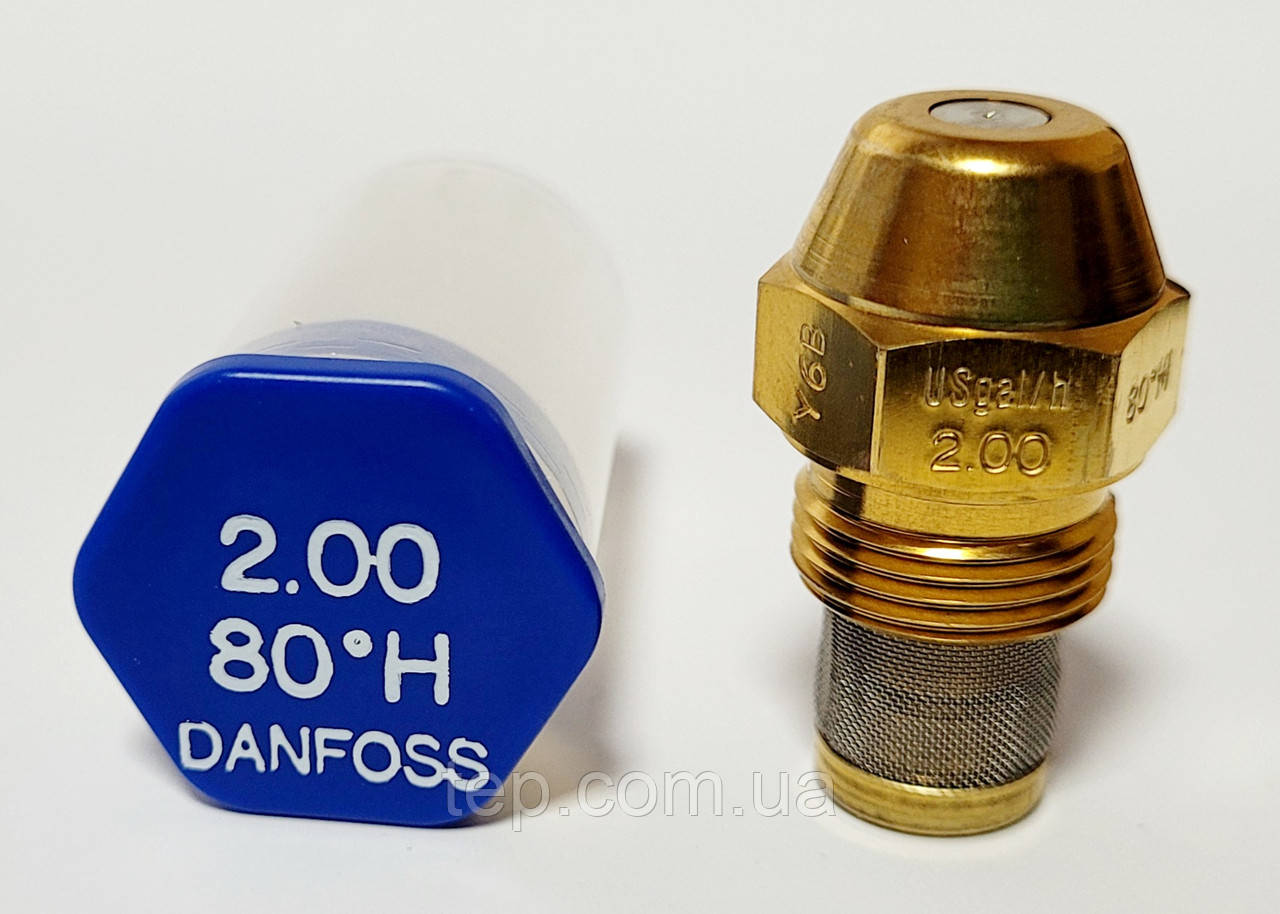 Форсунка Danfoss 2.00 Usgal/h 80° H (7.42 kg/h) 2,00 - фото 1 - id-p2106447722