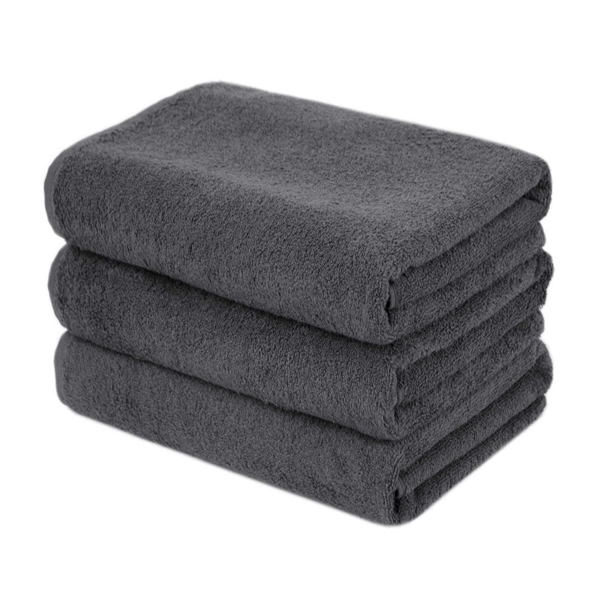 Рушник махровий Lotus Home - Hotel Basic графіт 50*90