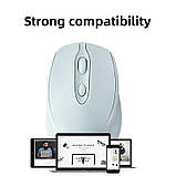 Миша комп'ютерна бездротова CM 127 Рожева, фото 5