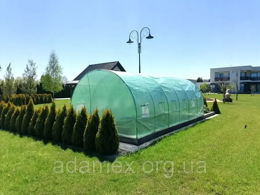 Теплиця, парник Mirpol-18 м2 із 12 вікнами -6 на 3 м.