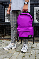 Спортивный городской рюкзак темно розовый повседневный вместительный Without Reflective Purple LOV