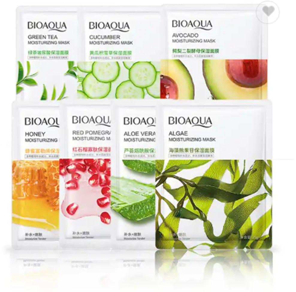 Набір тканинних масок для обличчя Bioaqua Мікс