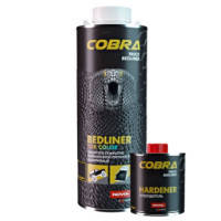Защитное покрытие повышенной прочности COBRA BEDLINER FOR COLOR бесцветное 0.6 л + отвердитель