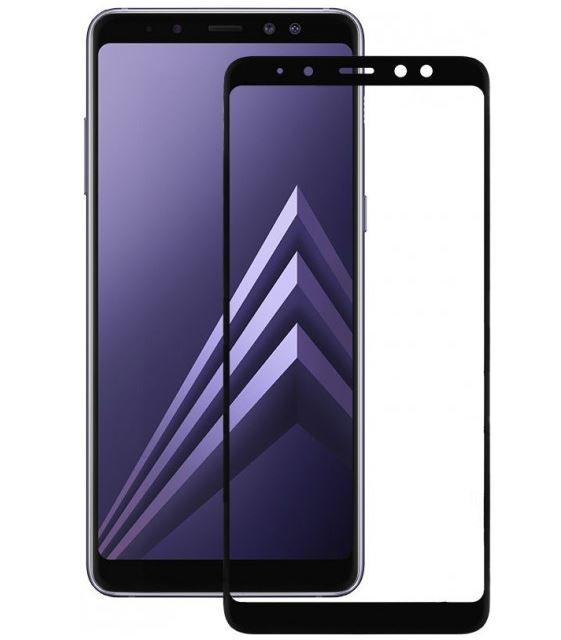 Захисне скло для Samsung A530 Galaxy A8 (2018) Full Glue (0.3 мм, 2.5D) чорне