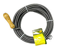 Трос для прочистки труб і санвузлів 12,5 м 9 мм