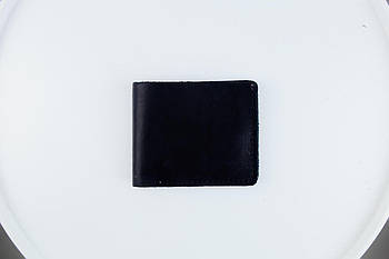 Чоловічий гаманець-біфолд Skill із натуральної шкіри Crazy Horse SH122 (чорний)