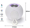 Бездротова потужна колонка TG-337 з Bluetooth, RGB-підсвіткою та радіо Білий ( код: TG-337O ), фото 2