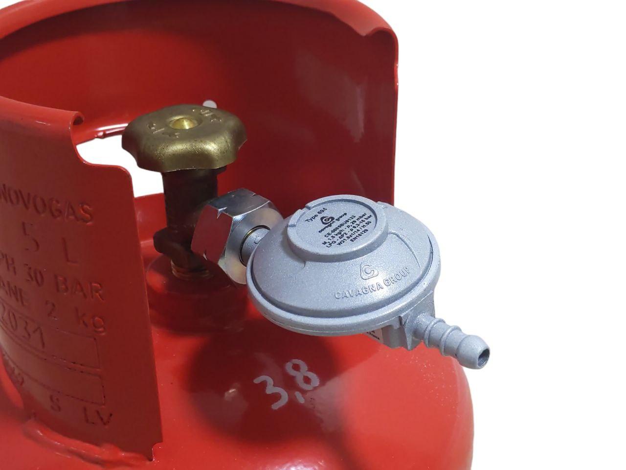 Редуктор для газового балона Cavagna Type 694, редуктор пропановий для газового балона 29 mbar