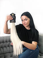 Славянские Волосы Блонд 65 см , 100 грамм холодный оттенок