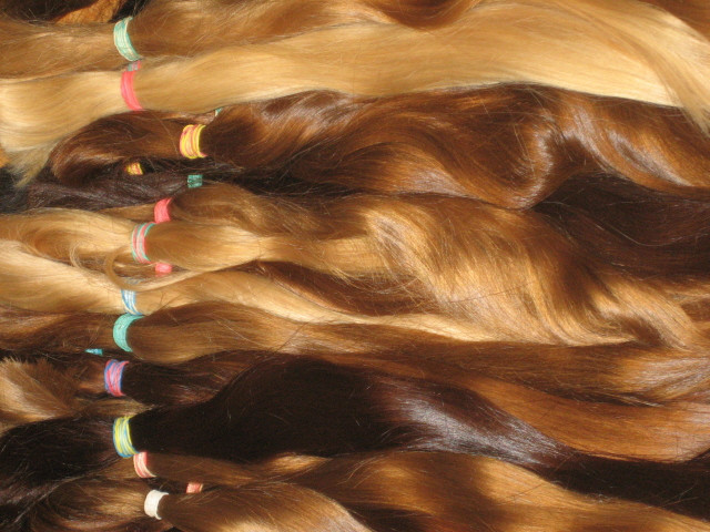 Славянские волосы не окрашенные детские 50 см 84 грамм - фото 2 - id-p2106465674