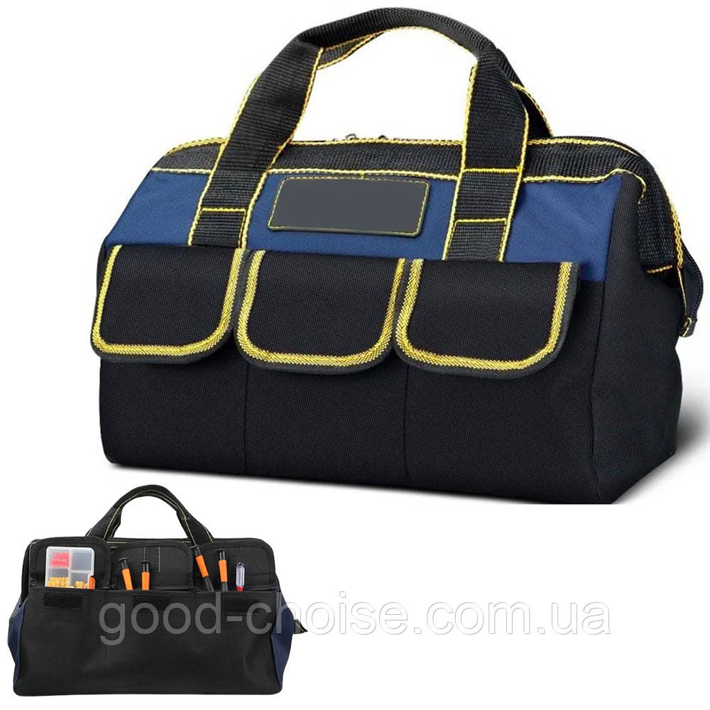 Сумка для інструментів 6 кишень, 31х17х23 см / Багатофункціональна сумка для інструментів / Сумка електрика, фото 1