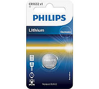 Литиевая батарейка Philips CR1632 Lithium CR1632/00B 3В