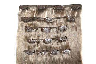 Купити природний волосся на заколках Русявий 07 тон 40 см