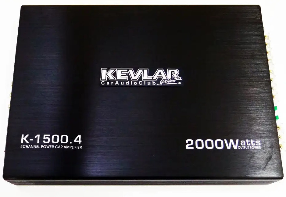 Автомобільний підсилювач звуку Kevlar K-1500.4 2000Вт 4-х канальний, фото 1