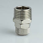 Фітинг пневматичний ABC 12*8-04 прямий під шланг D12х8, різьблення R 1/2"