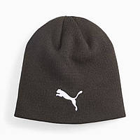 Шапка спортивна Puma indWINTERIZED Tech 024943 01 (чорна, акрил, в'язана, з відворотом, тепла, логотип пума)