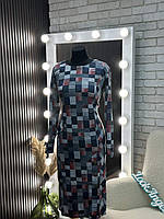 Стильное женское платье, ткань "Ангора" 52, 54, 56, 58 размер 52