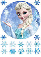 Фроузен 20 Вафельна картинка 