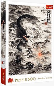 Пазли - (500 елм.) - "Дракон, Баузон" Легенда Кітаю/Trefl
