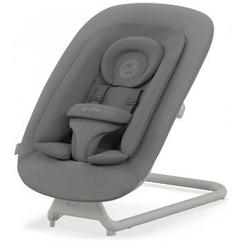 Баунсер для новонароджених Cybex (верхній чохол знімається) Lemo Suede Grey