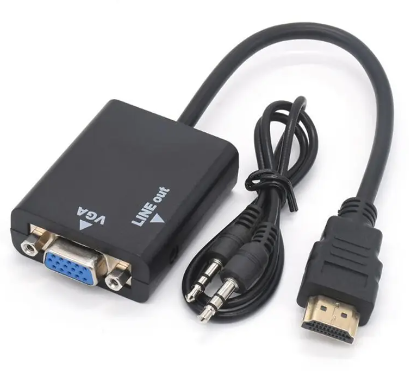 Адаптер HDMI-VGA перехідник для під'єднання Смарт-ТВ Приставки до монітора з VGA-входом