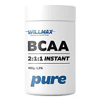 Аминокислоты Willmax BCAA 2:1:1 Instant (400 г, без вкуса)