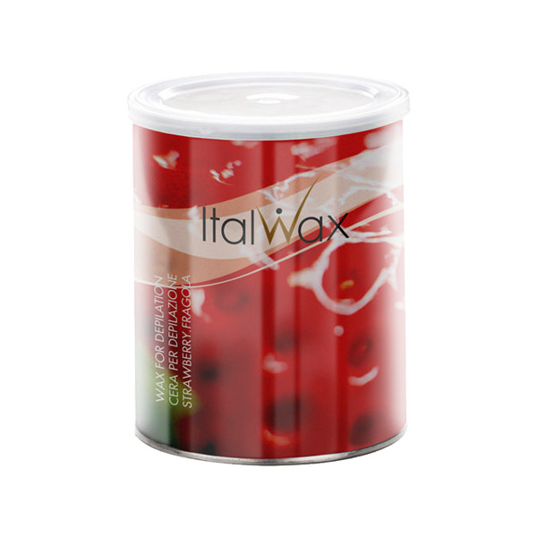 Теплий Віск для депіляції в банці Полуниця ItalWax 800 гр